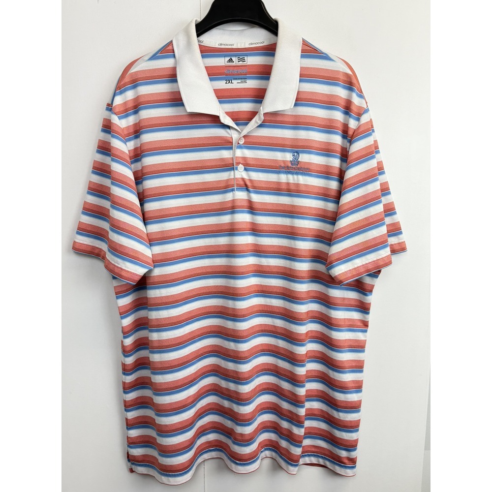 Adidas Climacool Tech Polo Shirt Men's XXL The‎ Ritz-Carlton Grand Cayman Golf